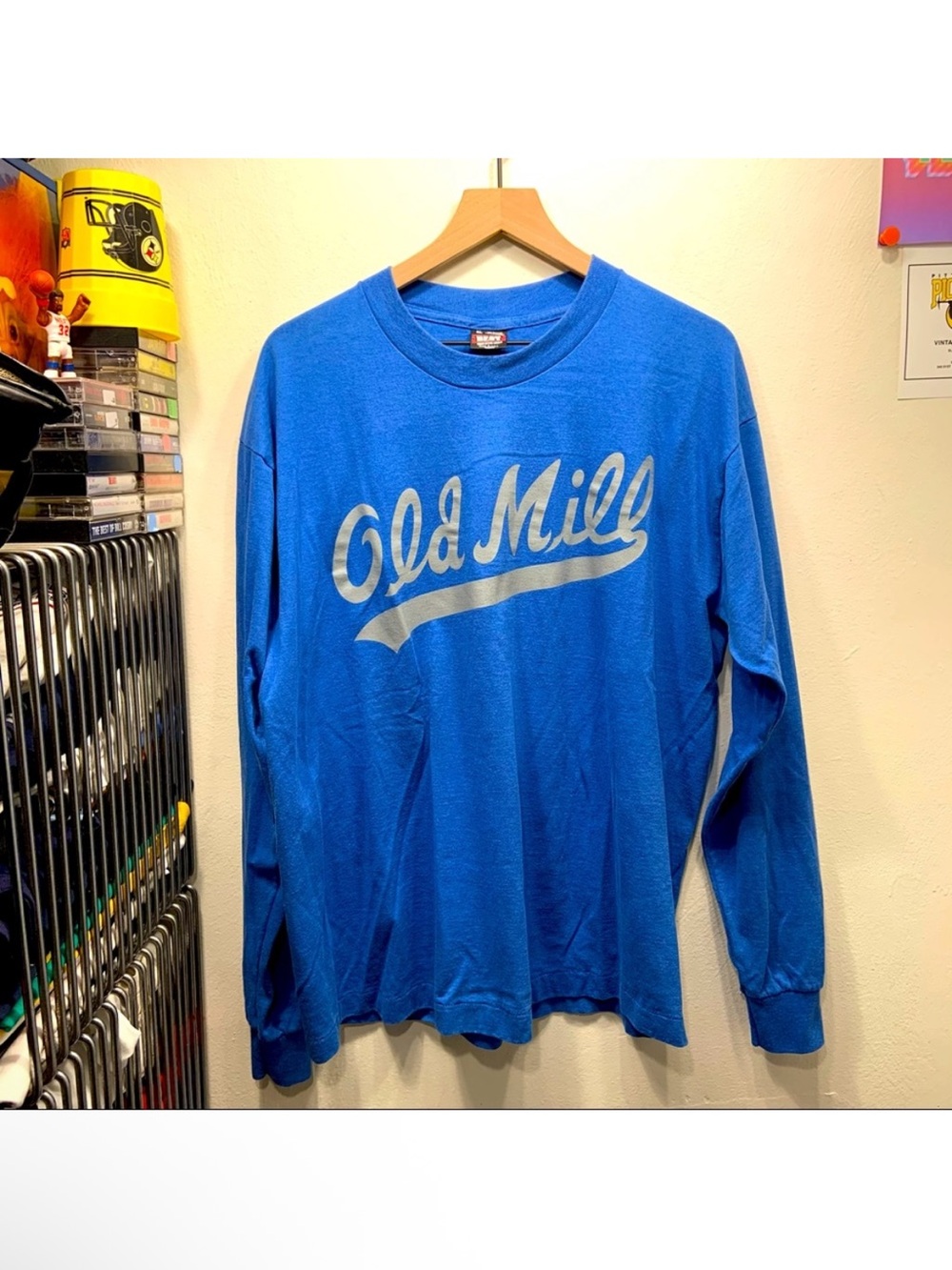 Fruit of the Loom Royal Blue Long-Sleeve 'Old Mill' Graphic Tee
18-23